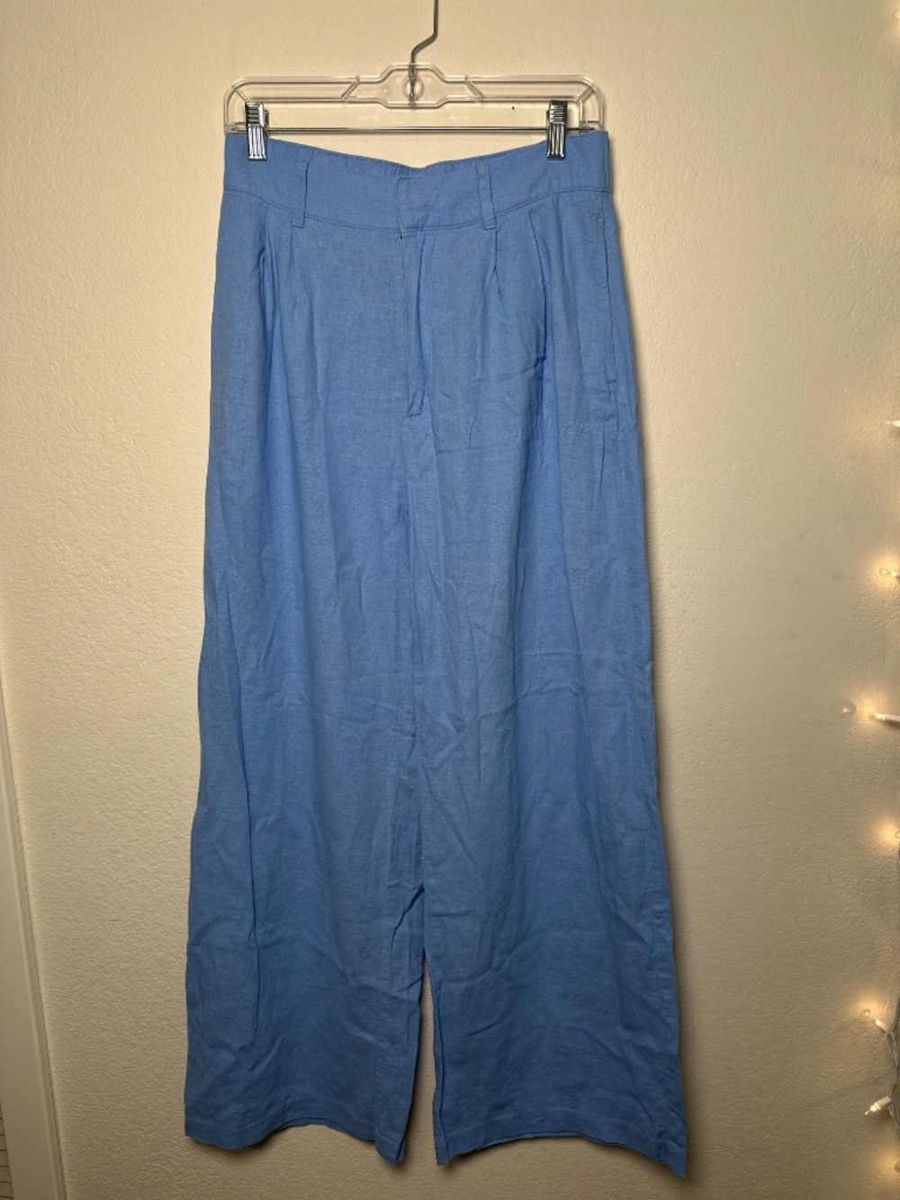 Abercrombie & Fitch Linen-Blend Wide Leg Plant - Picture 2 of 6